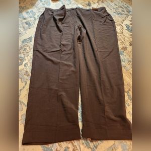 Avenue wide leg dress pants